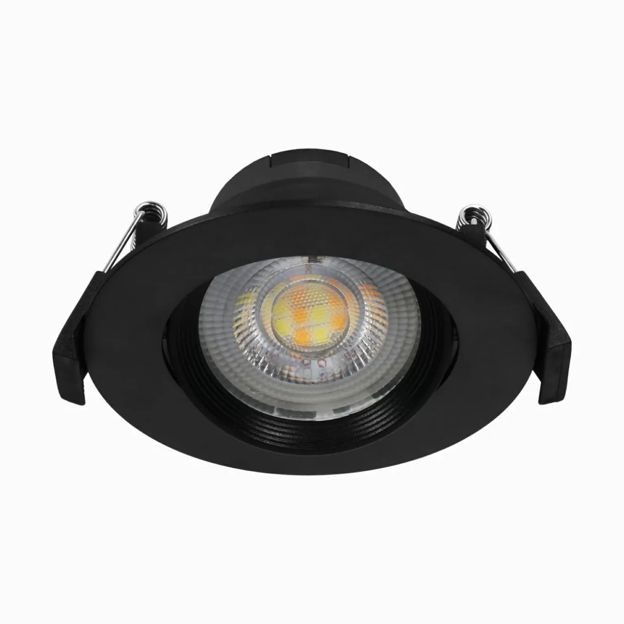 Reflektor spot podtynkowy okrągły czarny ORO ZUMA LED R 9W CCT-W