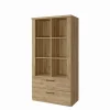 Regał do salonu z 2 szufladami DOORSET
