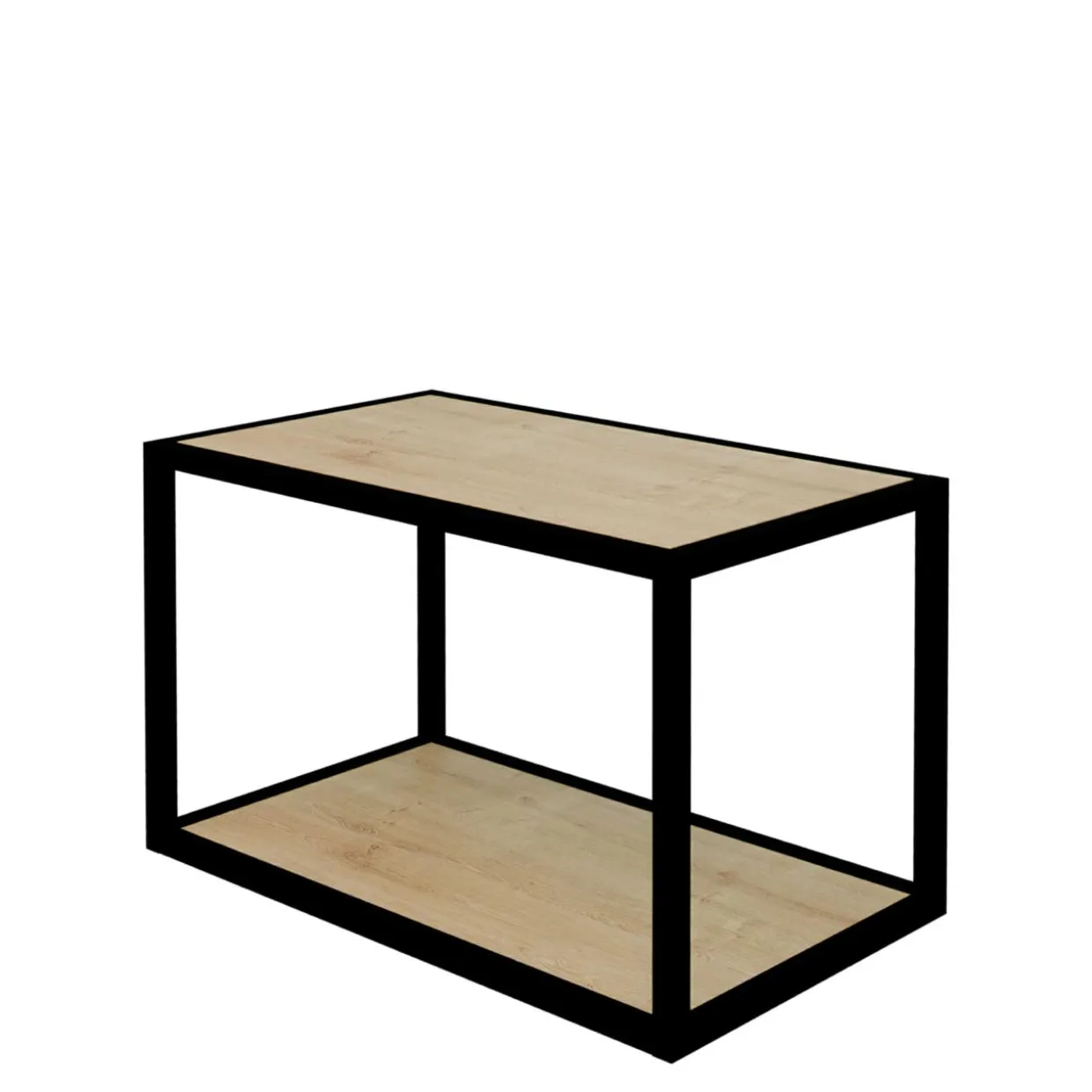 Regał KAMPO 59,7 cm + komplet dębowych półek INSIDE