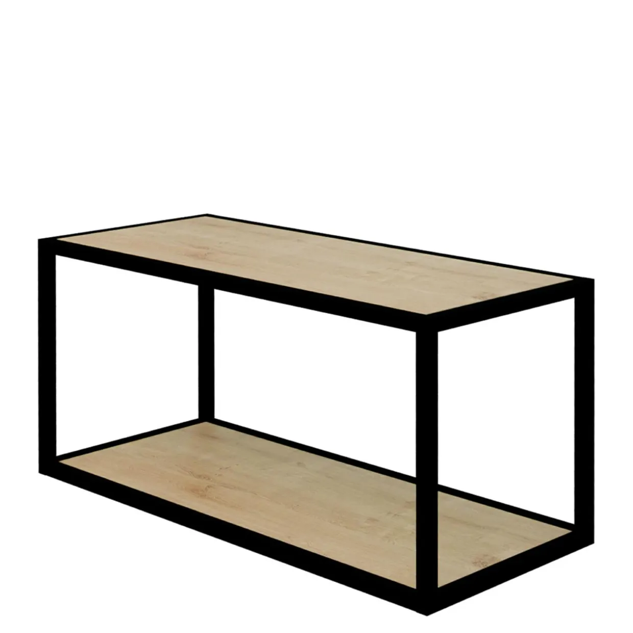 Regał KAMPO 79,7 cm + komplet dębowych półek INSIDE