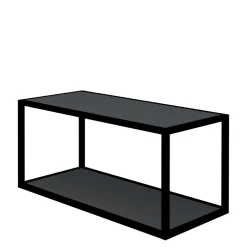 Regał KAMPO 79,7 cm + komplet grafitowych półek INSIDE