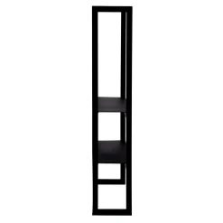 Regał nadstawny na przyprawy czarny metal KAMPO 60 cm