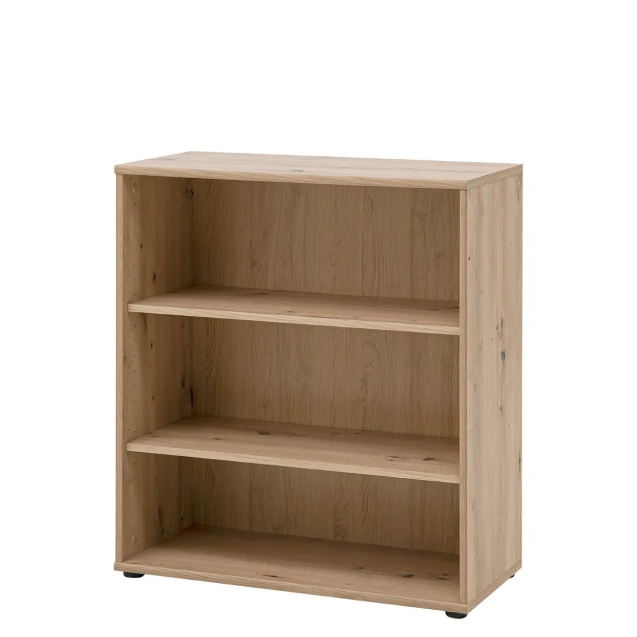 Regał niski TEMPRA z 3 wnękami 2 dąb artisan