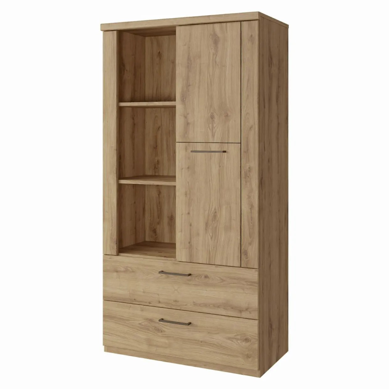 Regał półotwarty 2 szuflady niski DOORSET