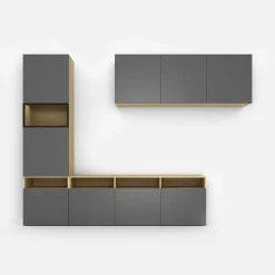 Regał z witryną MULTI WALL