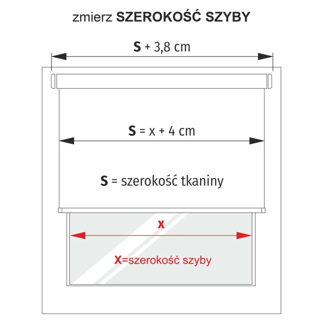 Roleta DZIEŃ NOC 35x140 cm