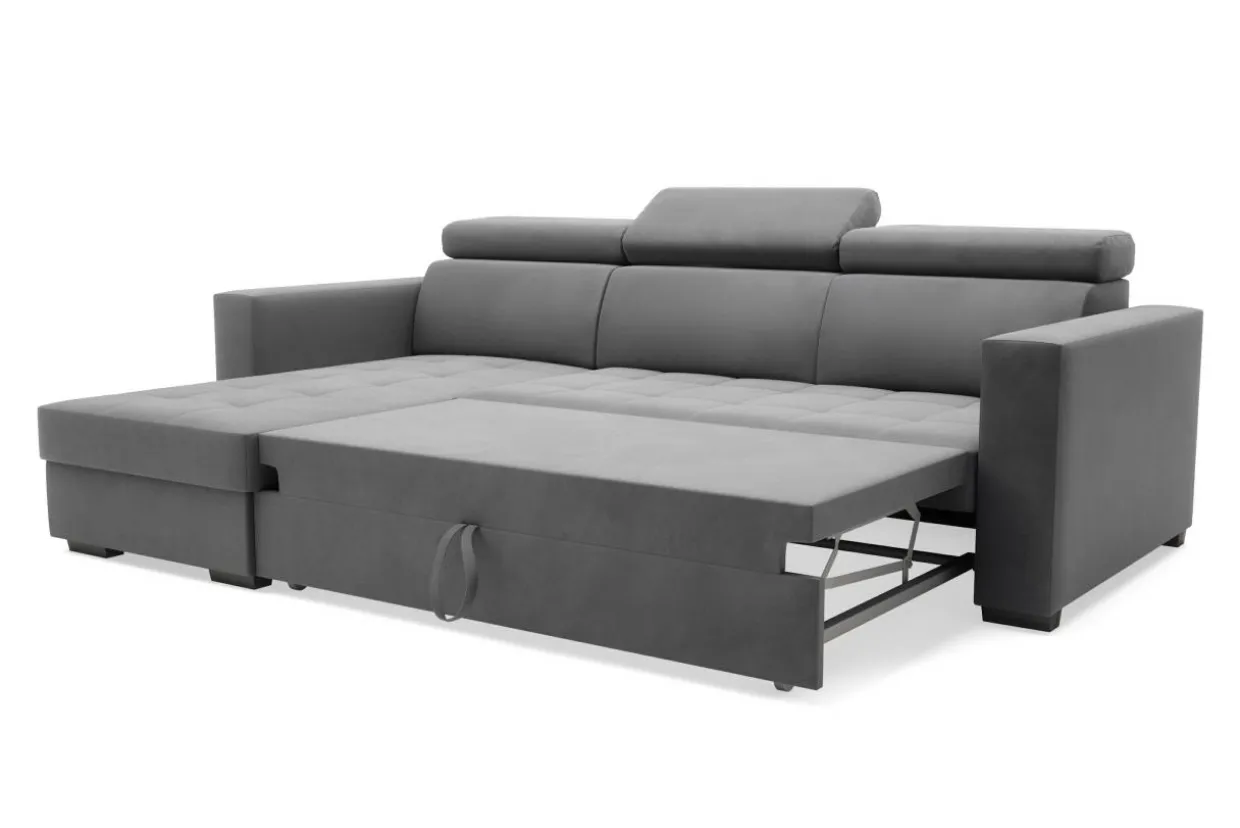 Rozkładany narożnik z regulowanymi zagłówkami MONSON