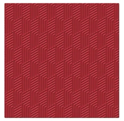Serwetki papierowe ozdobne czerwone INSPIRATION TEXTURE 20 szt.