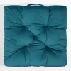 Siedzisko turkusowe EMERALD 50x8 cm