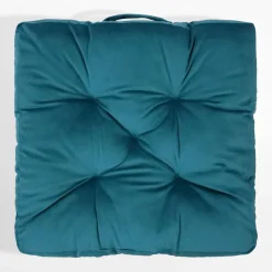 Siedzisko turkusowe EMERALD 50x8 cm