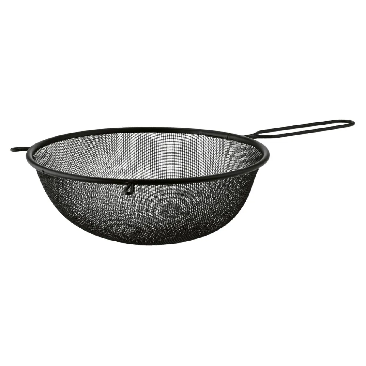 Sitko kuchenne z rączką czarne DARK 23 cm