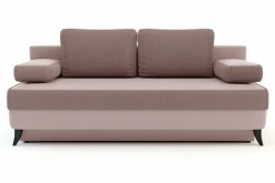 Sofa 3 osobowa rozkładana różowa GLORIA