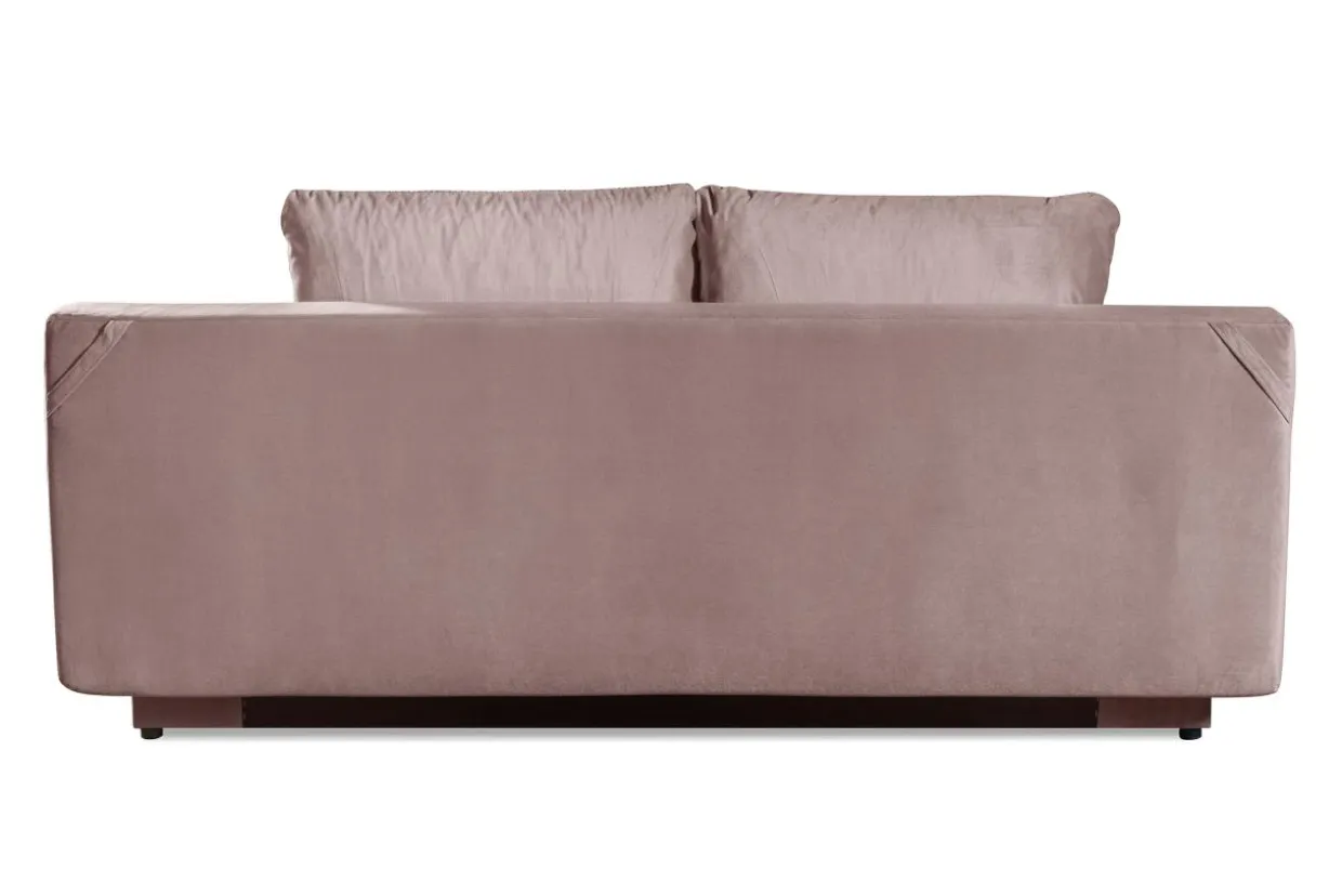 Sofa 3 osobowa rozkładana różowa GLORIA