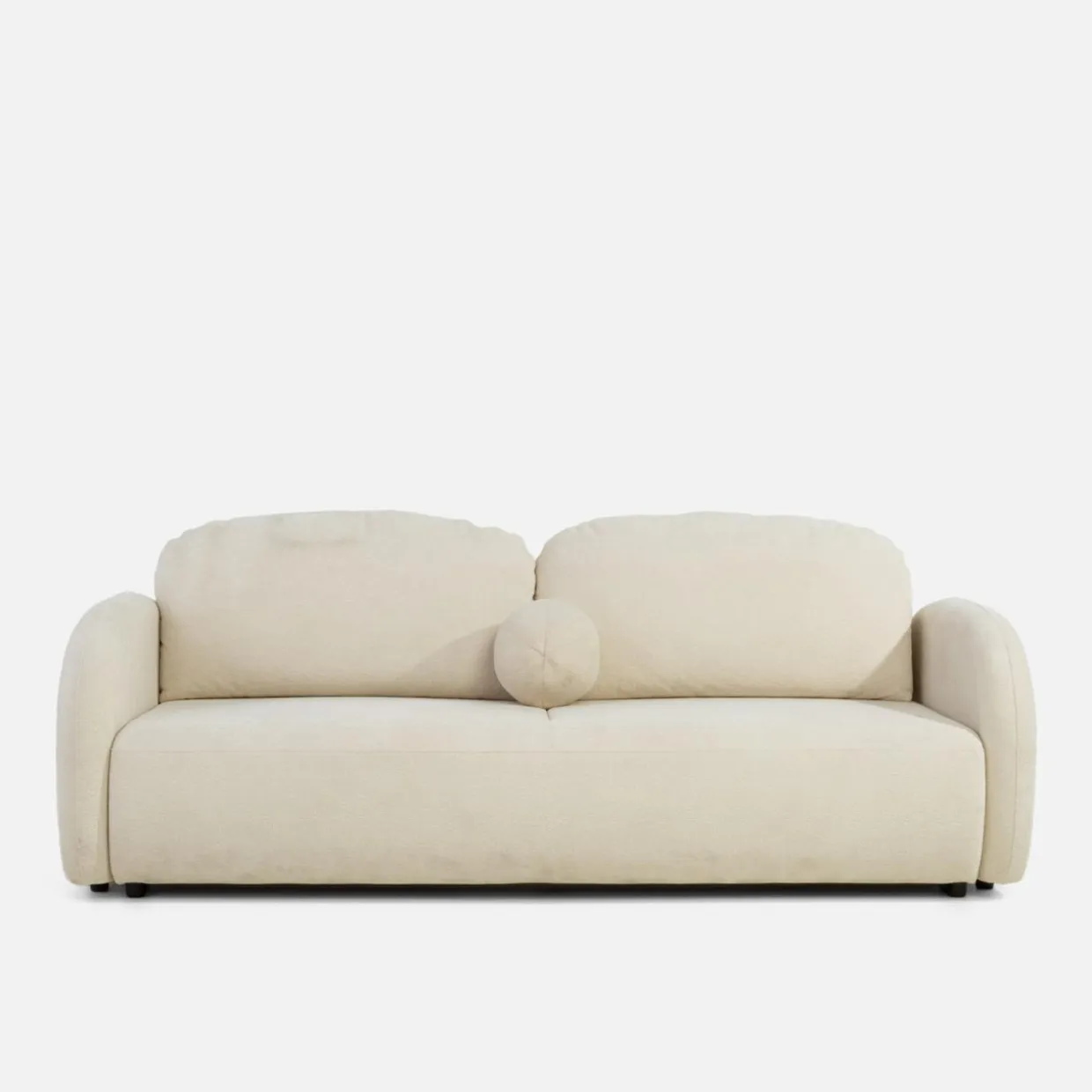 Sofa 3 osobowa rozkładana z pojemnikiem ROMA beżowa