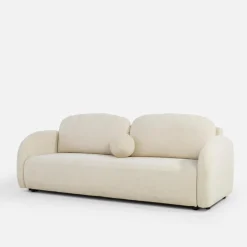 Sofa 3 osobowa rozkładana z pojemnikiem ROMA beżowa