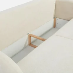 Sofa 3 osobowa rozkładana z pojemnikiem ROMA beżowa