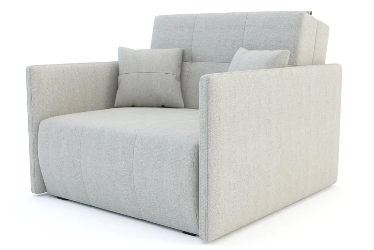 Sofa amerykanka 93 cm szara LEO I