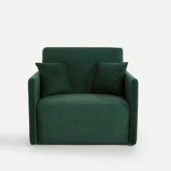 Sofa amerykanka butelkowa zieleń MIKA