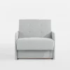 Sofa amerykanka jasnoszara LUCAS