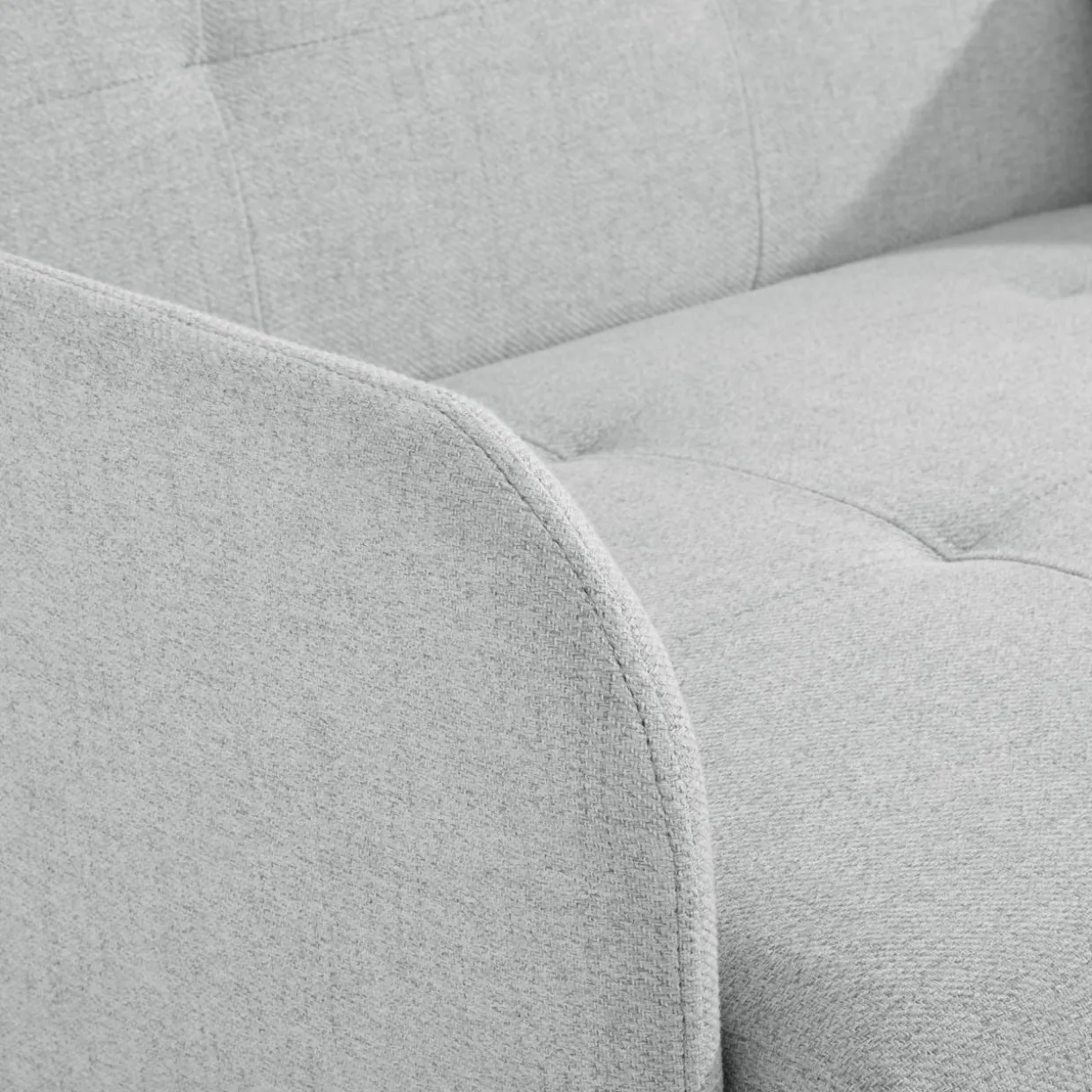 Sofa amerykanka jasnoszara LUCAS