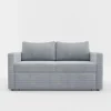 Sofa amerykanka sztruksowa szara SOFI