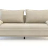 Sofa beżowa VAMOS nóżki czarne