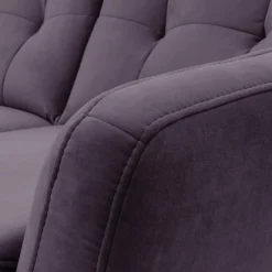 Sofa fioletowa SCANDI 137 cm