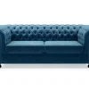 Sofa glamour niebieska CHESTER