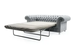 Sofa glamour szara CHESTER