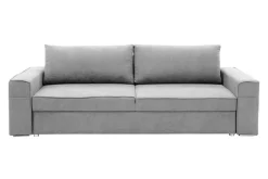 Sofa jasnoszara z kieszenią LOLLY
