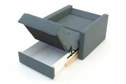 Sofa jednoosobowa rozkładana MONDO popielata