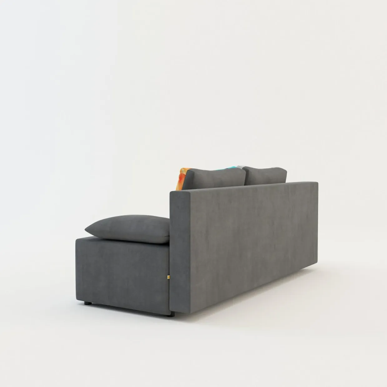 Sofa młodzieżowa z kolorowym nadrukiem FUN