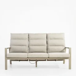Sofa ogrodowa 3-osobowa, z regulacja oparcia NALANI