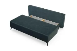 Sofa 3-osobowa ciemna zieleń CASEY