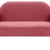 Sofa 2-osobowa ciemnoróżowa MIDNI