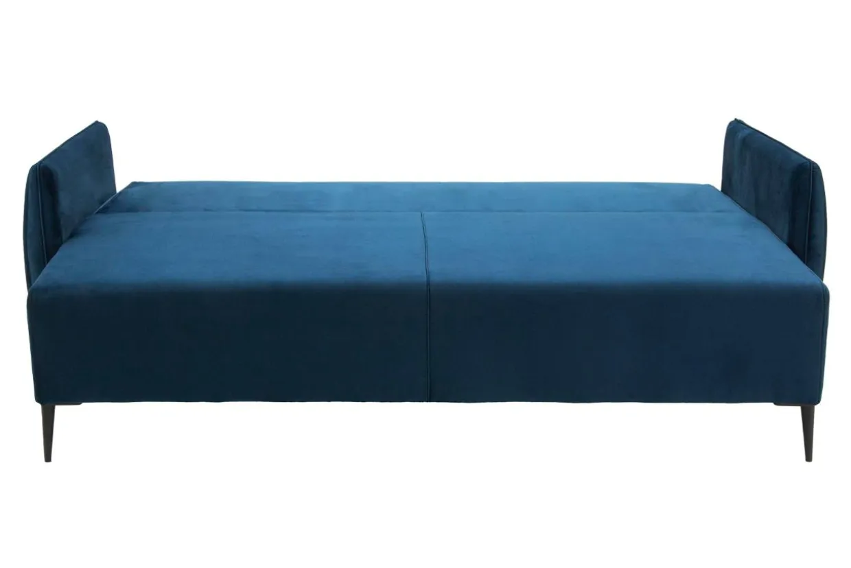 Sofa 3-osobowa DL rozkładana granatowa KIOTO