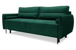 Sofa 3-osobowa DL rozkładana zielona KIOTO