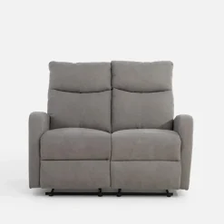 Sofa 2-osobowa GLAMDI z funkcją relaks szara