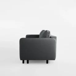 Sofa 3-osobowa grafitowa BRUNO