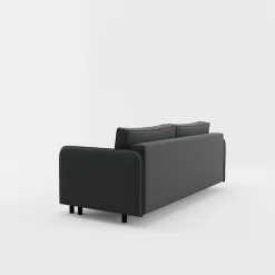 Sofa 3-osobowa grafitowa BRUNO