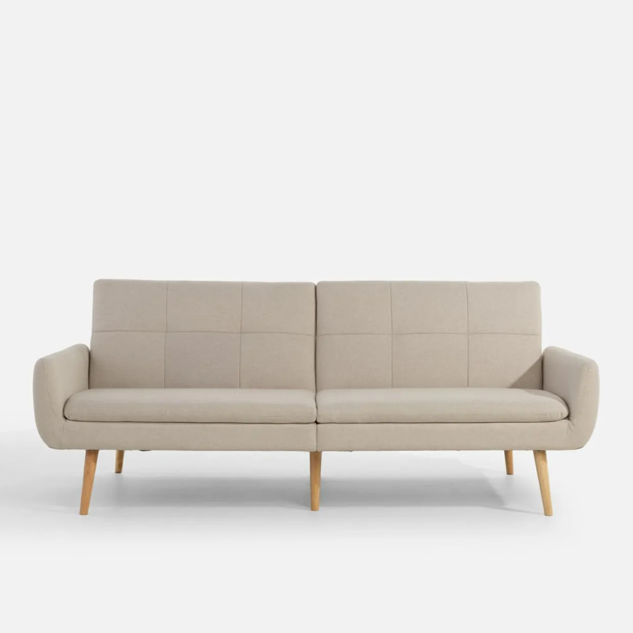 Sofa 3-osobowa jasnobeżowa LUBERTO
