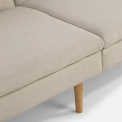 Sofa 3-osobowa jasnobeżowa LUBERTO