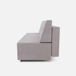 Sofa 3-osobowa jasnofioletowa pikowana LILI