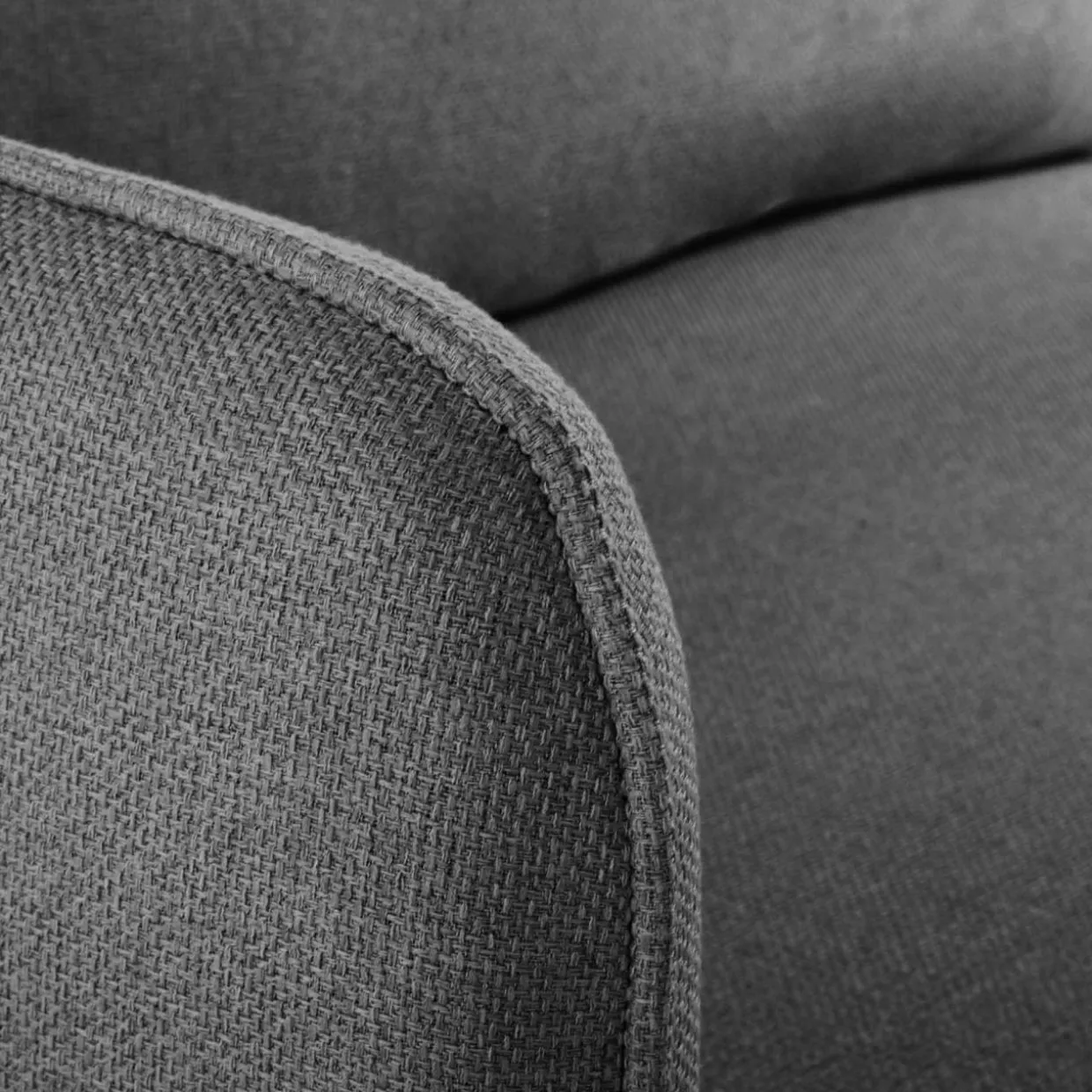 Sofa 3-osobowa jasnoszara BRUNO
