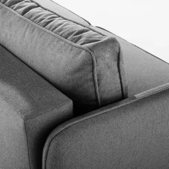 Sofa 3-osobowa jasnoszara BRUNO