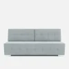 Sofa 3-osobowa jasnoszara pikowana LILI