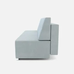 Sofa 3-osobowa jasnoszara pikowana LILI