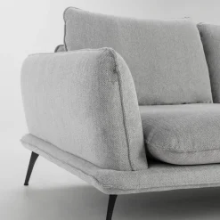 Sofa 3-osobowa jasnoszara PORTIMAO