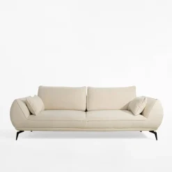 Sofa 3-osobowa kremowa CAVO