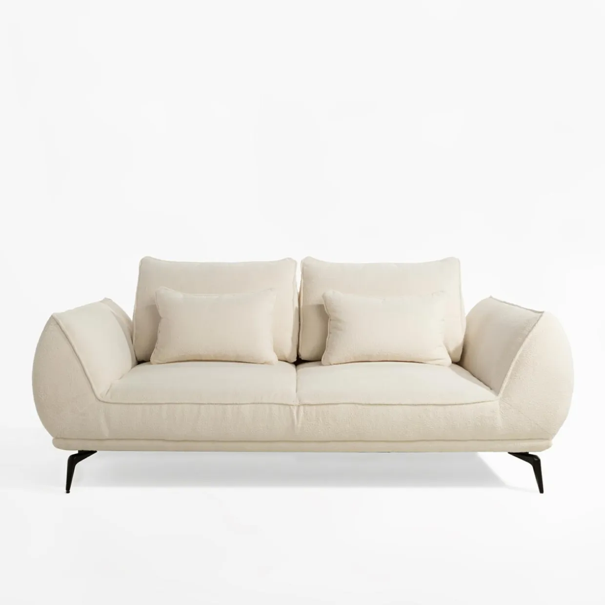 Sofa 2-osobowa kremowa CAVO
